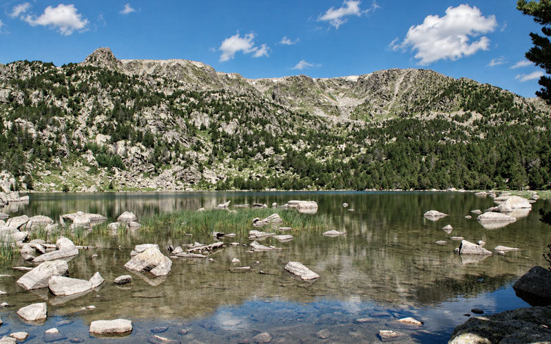 Excursión con niños en lago Malniu, Cerdanya