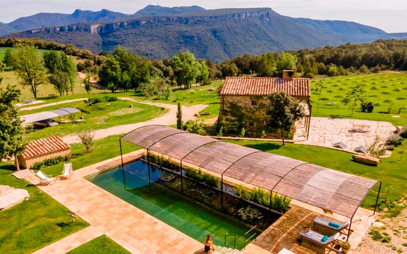 Hotel en plena naturaleza cerca de Girona