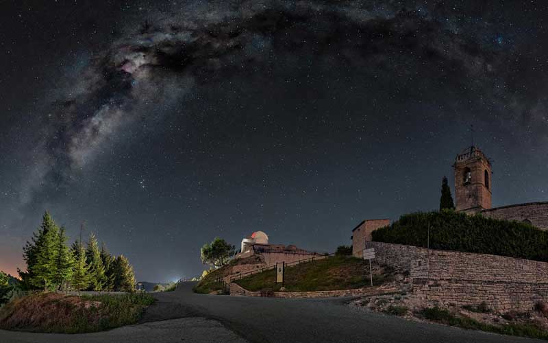 Lluvia de estrellas en el Observatori AstronÃ²mic de Castelltallat