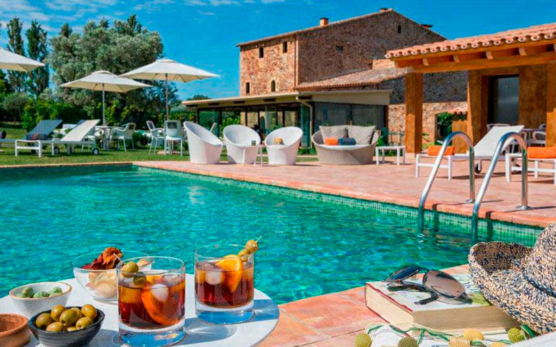 Hotel Mas Roig, masía romántica con encanto en Pals, Empordà