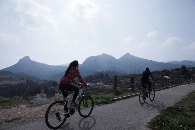 Discover the Green Ways in Terra Alta riding a bike!
